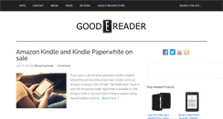 Desktop Screenshot of goodereader.com